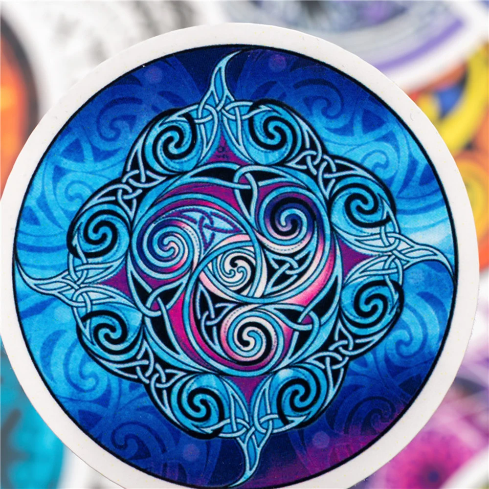 103050pcs cool retro vikings totem stickers luggage skateboard laptop scrapbook guitar phone graffiti decal sticker kids toys free global shipping