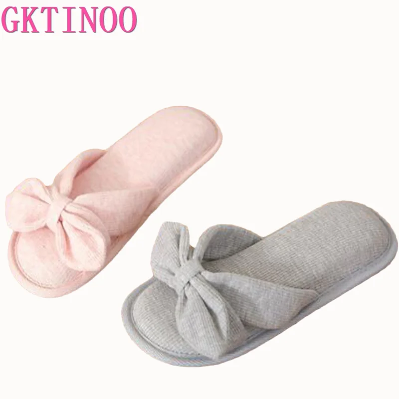 Женские мягкие домашние тапочки GKTINOO шлепанцы для спальни с мультяшным рисунком