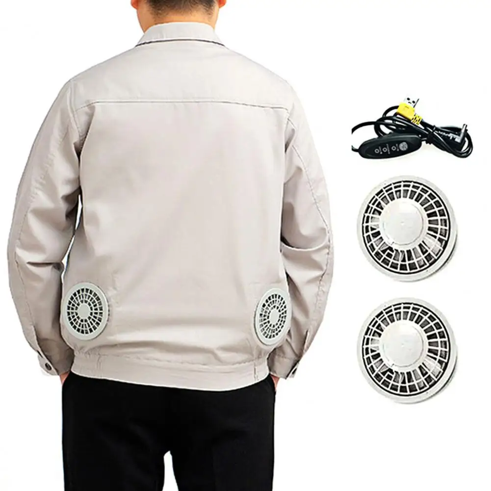 

Men Coat Air Conditioned Jacket Camouflage Cooling Men USB Long Sleeve Sun Protection Coat with Fan for Jackets