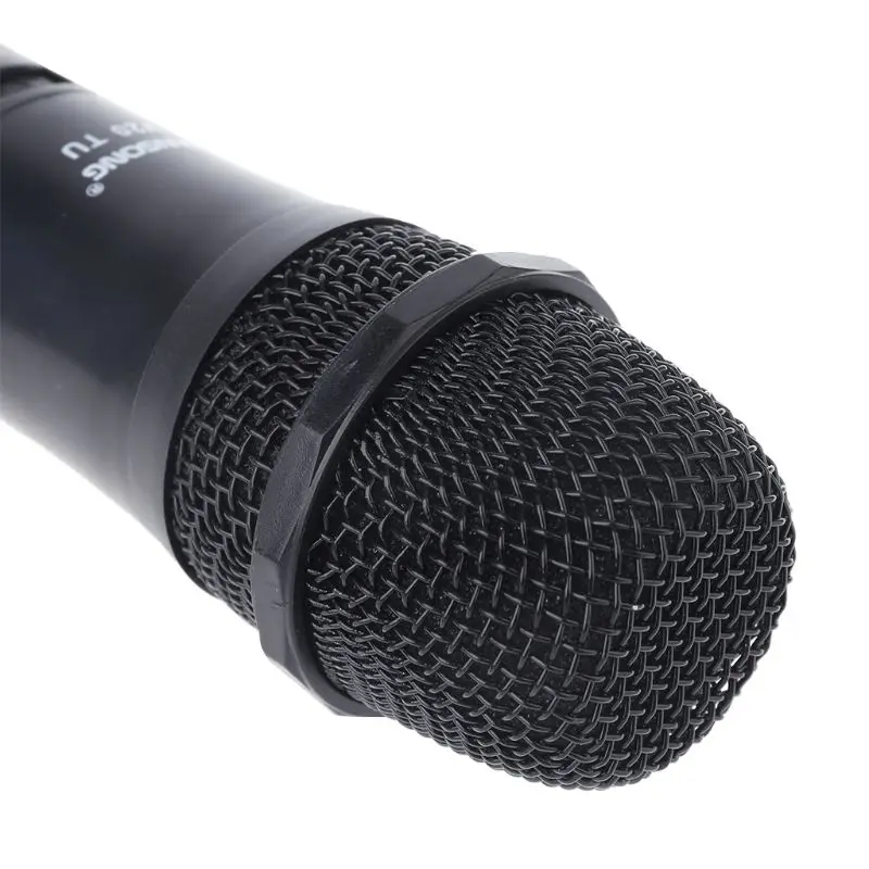 

UHF USB 3.5mm 6.35mm Wireless Microphone Megaphone Handheld Mic with Receiver for Karaoke Speech Loudspeaker