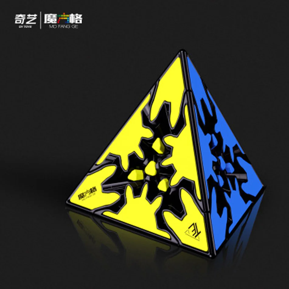 

MoFangGe QiYi ABS Gear Magic Cube Speed 3x3x3 Pyramid 3x3 Strange-shape Professional Cubo Magico Education Puzzle Toy For Adult