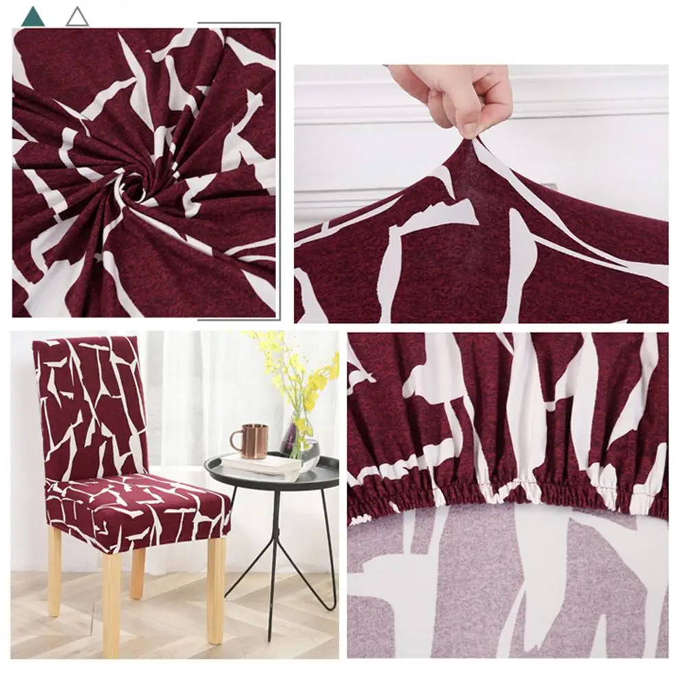 Мягкий тканевый чехол на стулья универсальный домашний отель эластичный