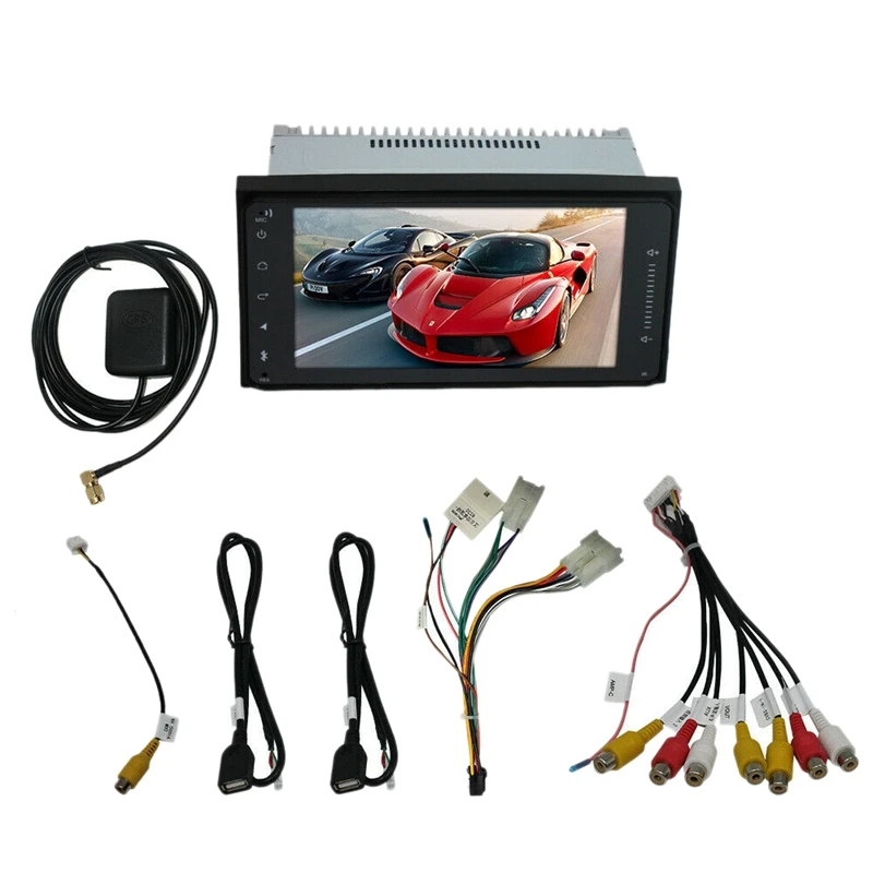 7 дюймов Android 8 1 Quad Core автомобильный MP5 плеер для Toyota универсальный радио с Bluetooth и
