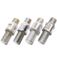 electroplated diamond finger router bit cnc milling cutter for stone glass hole drilling edge grinding 12 gas thread 50 400