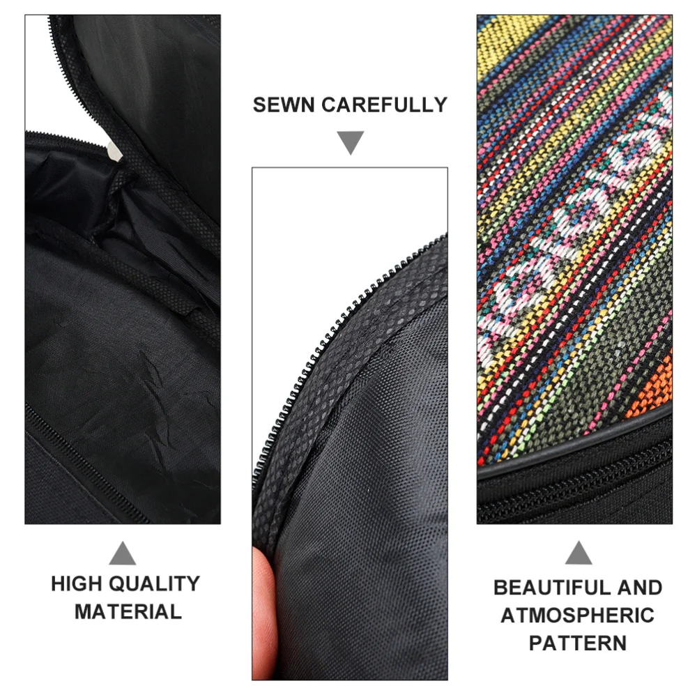 

1Pc Banjo Bag Banjo Shoulder Bag Non-woven Cloth 4-String Bag Holder Organizer