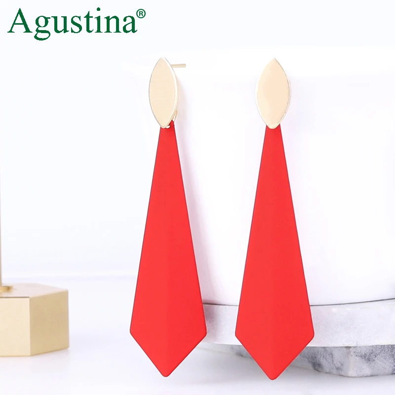 Синяя красная фасоль серьги модное ювелирное изделие для женщин и девушек