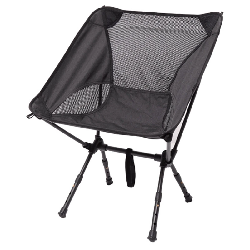 Сверхлегкий складной стул для улицы портативный Mazar со спинкой рыболовный