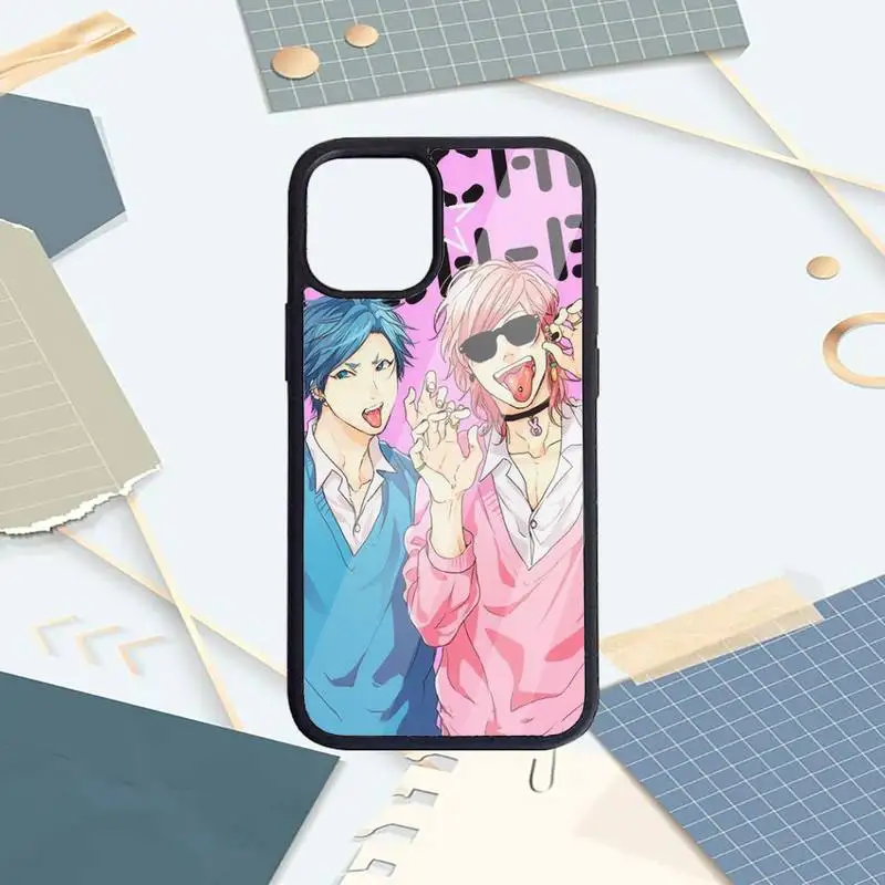 

anime Yarichin bitch Club DIY Phone Case PC for iPhone 11 12 pro XS MAX 8 7 6 6S Plus X 5S SE 2020 XR