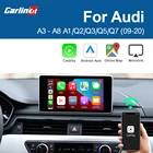 Carlinkit Декодер Беспроводной CarPlay Android авто для AUDI A3 Q2 MMI 3G + Мультимедиа AirPlay зеркальная Музыкальная карта Smart Box IOS 14 Комплект