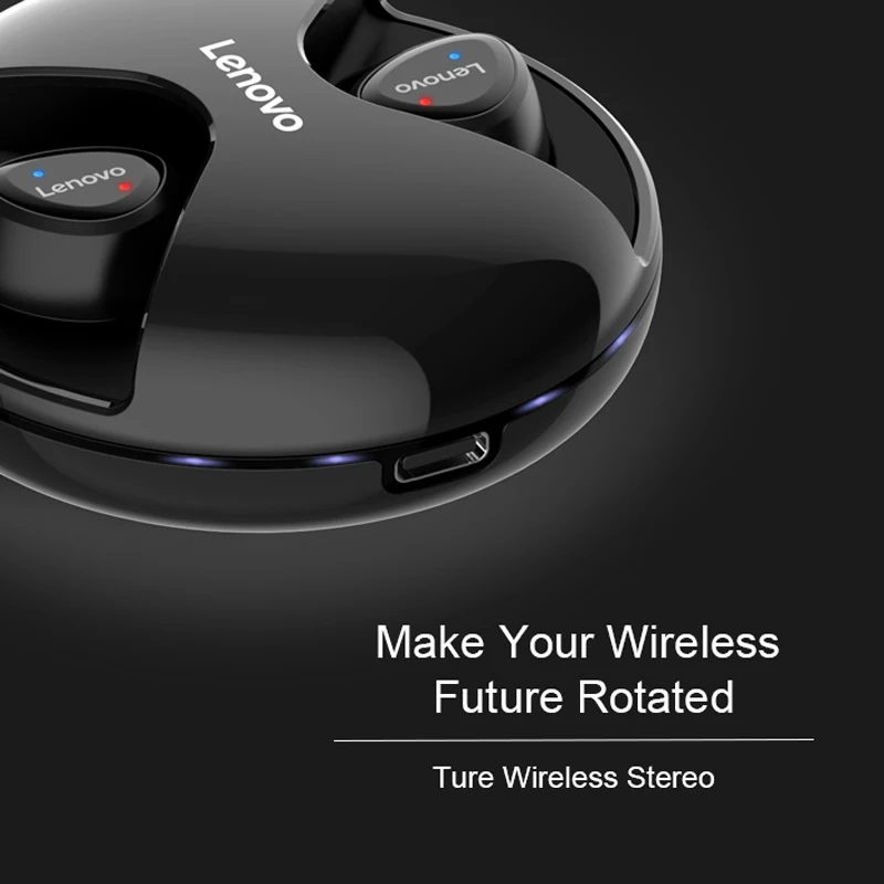 Lenovo R1 TWS беспроводные Bluetooth наушники IPX5 Водонепроницаемый дизайн Bluetooth 5,0 для XiaoMi huawei lenovo смартфон