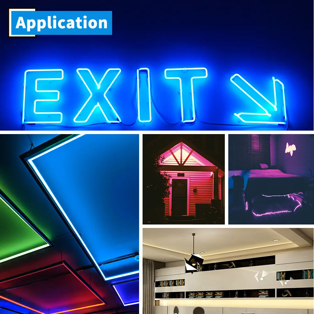 

DC12V Narrow Neon Light Cuttable 5M LED Strip 2835 LED 600 SMD Flexible Waterproof for DIY Indoor / Outdoor Decorative Lights
