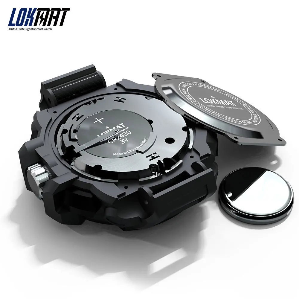 

LOKMAT Sport Smart Watch Professional 5ATM Waterproof Bluetooth Call Reminder Digital Men Clock SmartWatch For ios and Android