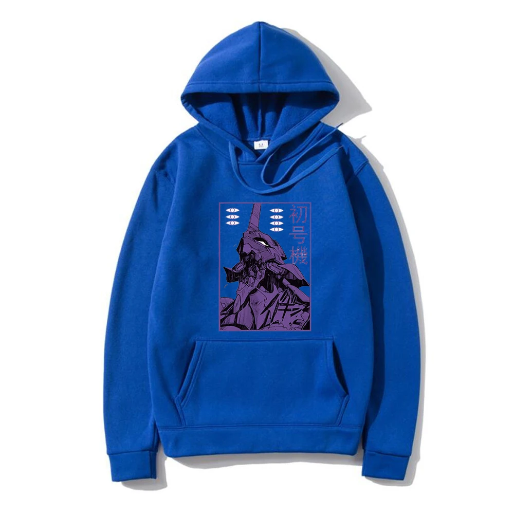 

Evangelion hoodies sweat homme femme women vetement capuche Evangelion manga oversize hoodie anime sudadera hombre sweatshirts