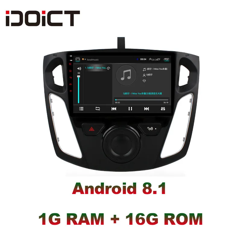 Автомобильный DVD плеер IDOICT Android 8 1 с GPS навигацией мультимедийный проигрыватель