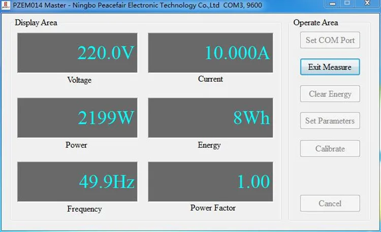 AC Мощность энергии метр 220V 100A счетчик электроэнергии для с Разделение|Измерители