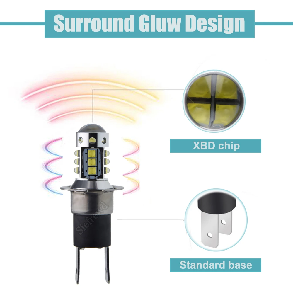 Светодиодсветильник Противотуманные фары 2 шт. лампа для дневного и