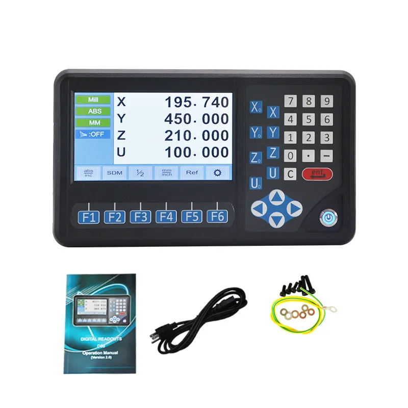 Дитрон большой ЖК-экран 4 оси цифровой индикатор счетчик KA для машины |