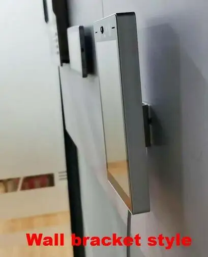 Korean software Language 8 inch TCP/IP Dynamic face recognition Thermal camera access control 50000 faces temperature measuring