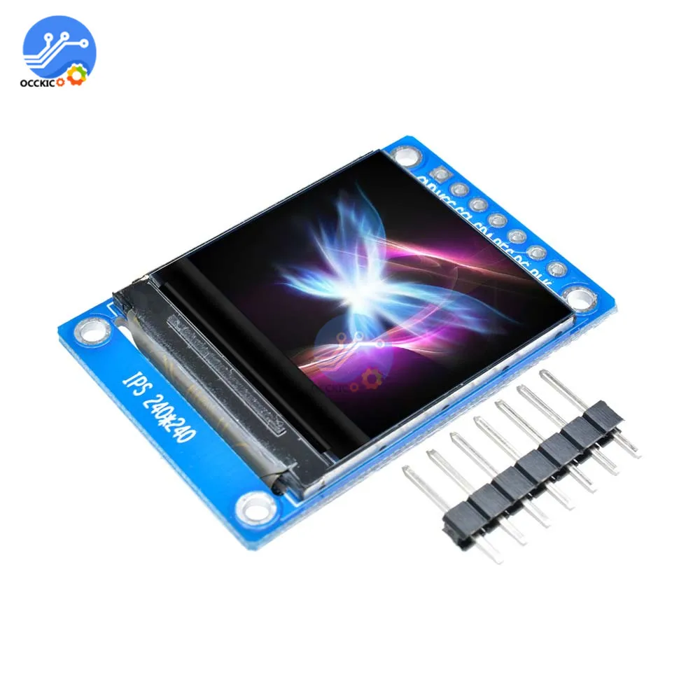 

1.3 inch LCD OLED Screen Display Module 240*240 IPS HD TFT ST7789VW Drive IC 3.3V Voltage SPI Interface Full Color DIY