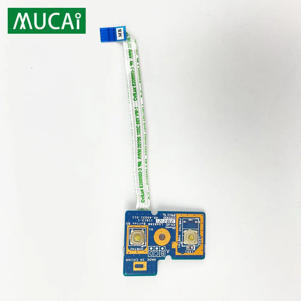 

Панель кнопки питания для ноутбука Lenovo G580 G585 с кабельным переключателем, ремонтные аксессуары LG4858B 48.4SG03.011 555.4sh02.001g