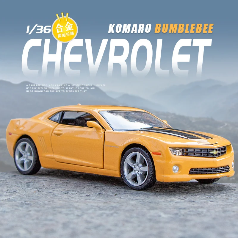 Новинка 1:36 модель автомобиля Chevrolet Camaro из сплава литой и игрушечный автомобиль