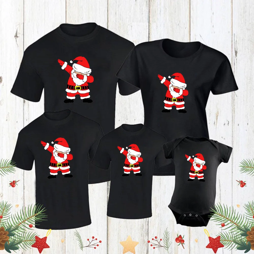 

Merry Christmas Family Shirts Family Christmas T-Shirts Mommy and Me Tee Shirt Family Matching Christmas Clothes Drop Ship