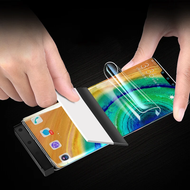 3D полное покрытие мягкая ТПУ пленка для Huawei Mate 30 Pro Защита экрана 20 Lite 3H Защитная