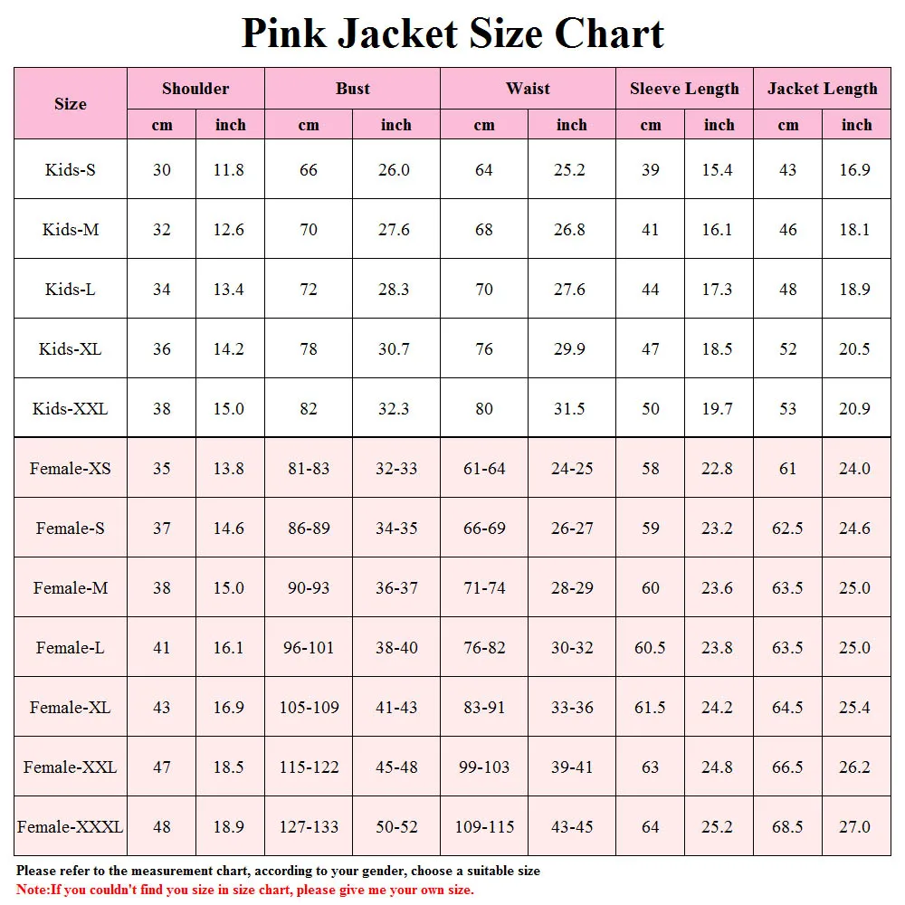 

Family Halloween Grease Costume Ladies Pink Pleuche Bomber Jacket Black Biker Motorcycle Jacket Adult Kids 1950s Fancy Dress