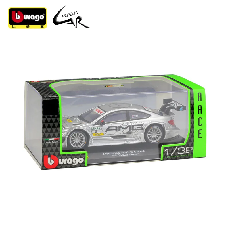 Модель автомобиля Bburago 1:32 модель из сплава Mercedes Benz AMG Audi DTM Citroen Mini DS WRC