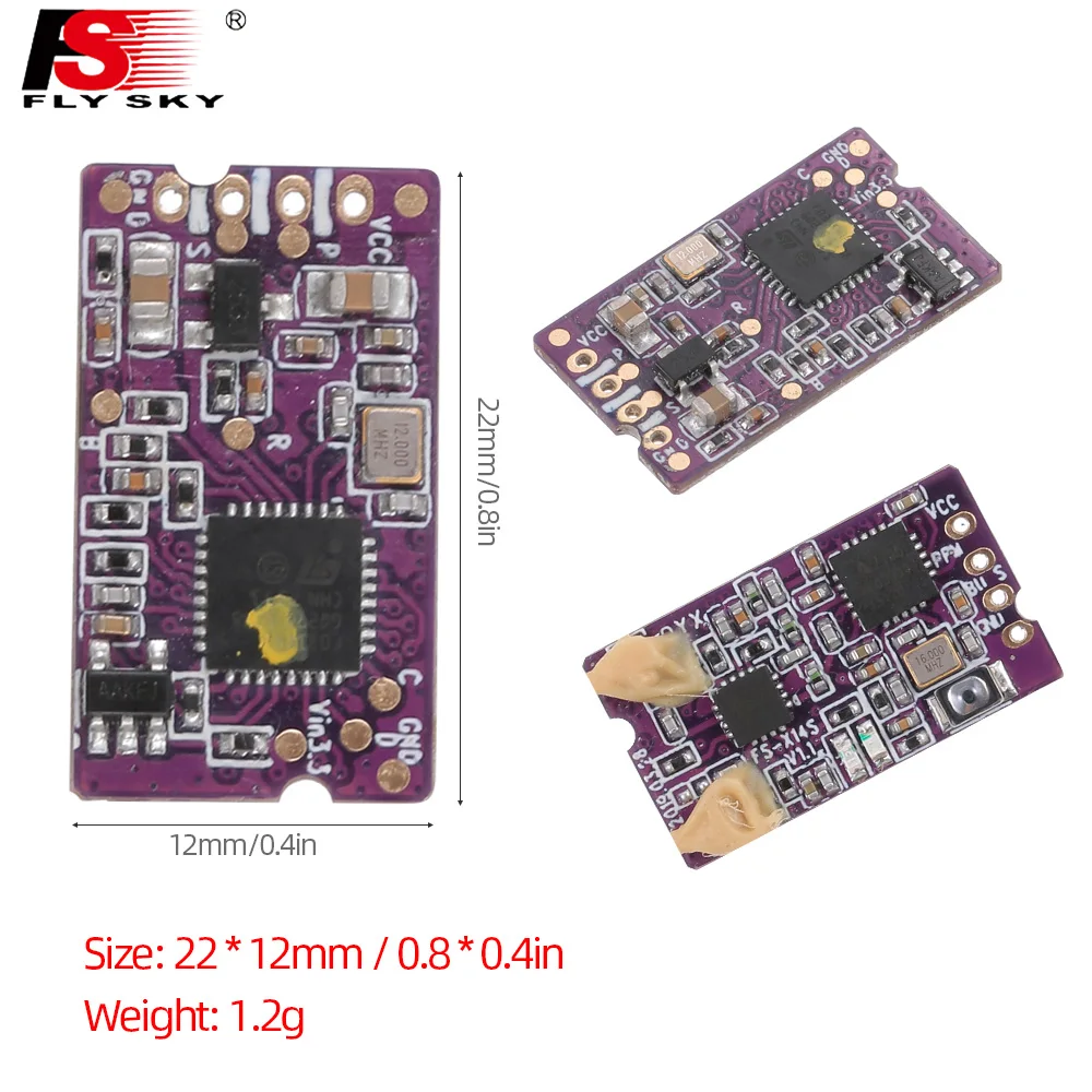 1 шт Flysky FS-X14S 2,4G PPM i-BUS, с помощью которого можно S-BUS 14CH двойная антенна One way приемник для дрона с дистанционным управлением FS-NV14 FS-I6X FS-I6 I6S I6X