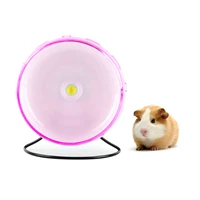 newly pet hamster running disc toy silent rotatory jogging wheel pet sports wheel toys cage accessories