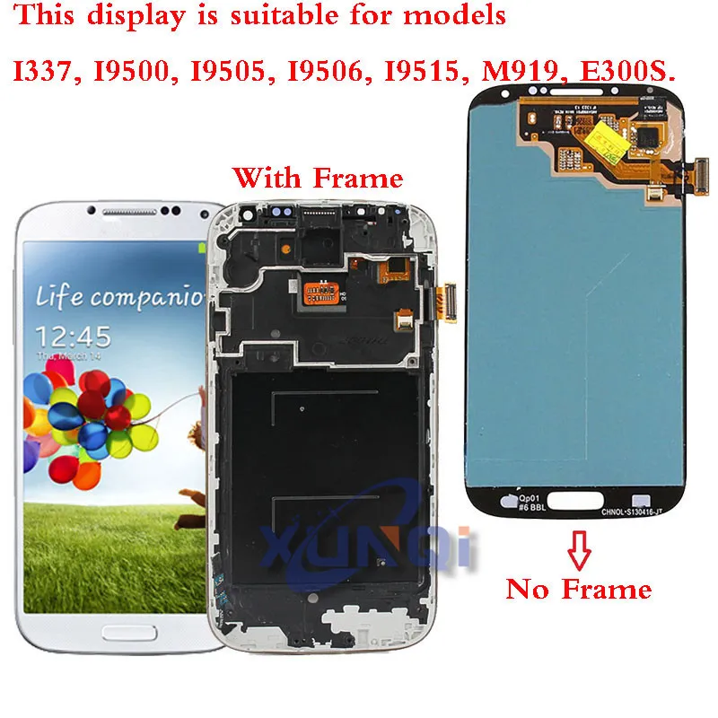 Жк дисплей AMOLED для Samsung Galaxy S4 i9500 i9505 i9506 i9515 i337 сенсорный экран с дигитайзером в