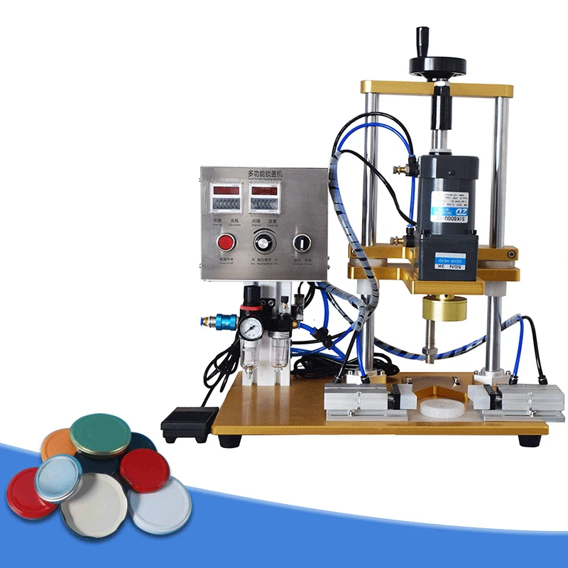 Electric Capping Machine Chili Sauce Tinplate Canned Glass Bottle Sealing Desktop Canning | Бытовая техника