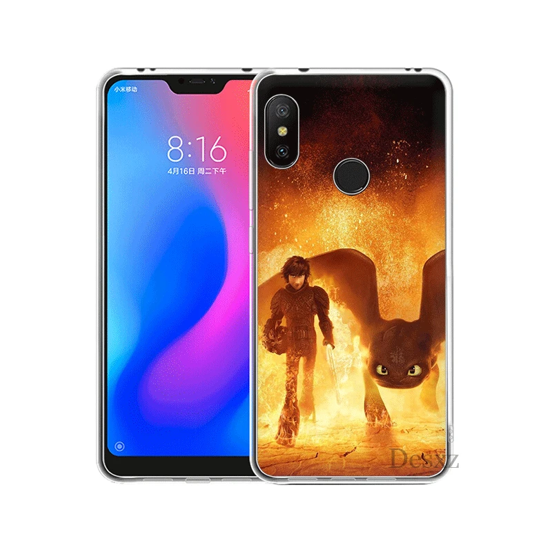 Чехол для мобильного телефона Xiaomi Redmi Note 4 4X 3 5 6 7 Pro 5A Жесткий Как приручить дракона