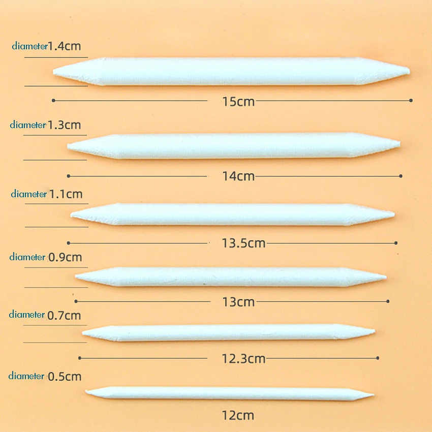 6 шт./компл. художественное смешивание пень и тортильон блендеры художественные