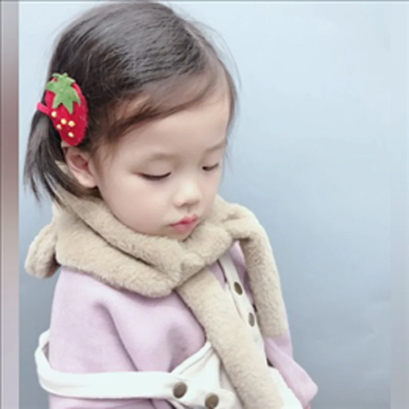 Новинка 2019 года модная плюшевая повязка для волос милая с большими глазами