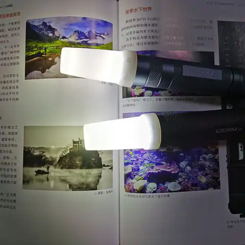 Белый конвой диффузор для S21A S21B флэш-светильник Led светодиодный налобный фонарь флэш-фонарь для чтения рыбалка кемпинг рабочий светильник о...