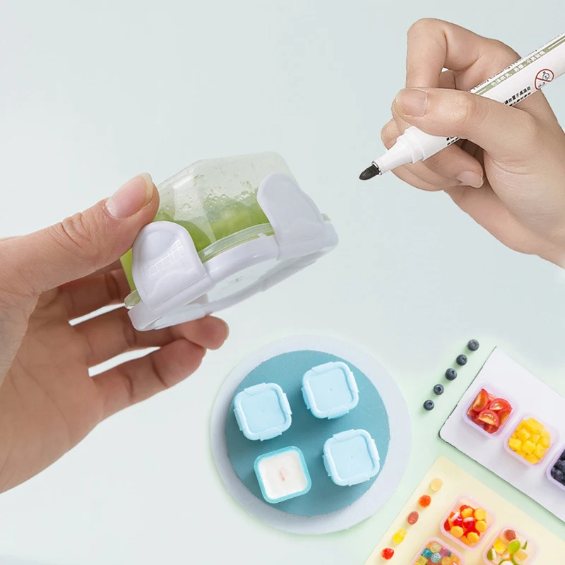 Airtight container mini food grade thickened airtight baby supplement box jam packaging thicker | Дом и сад