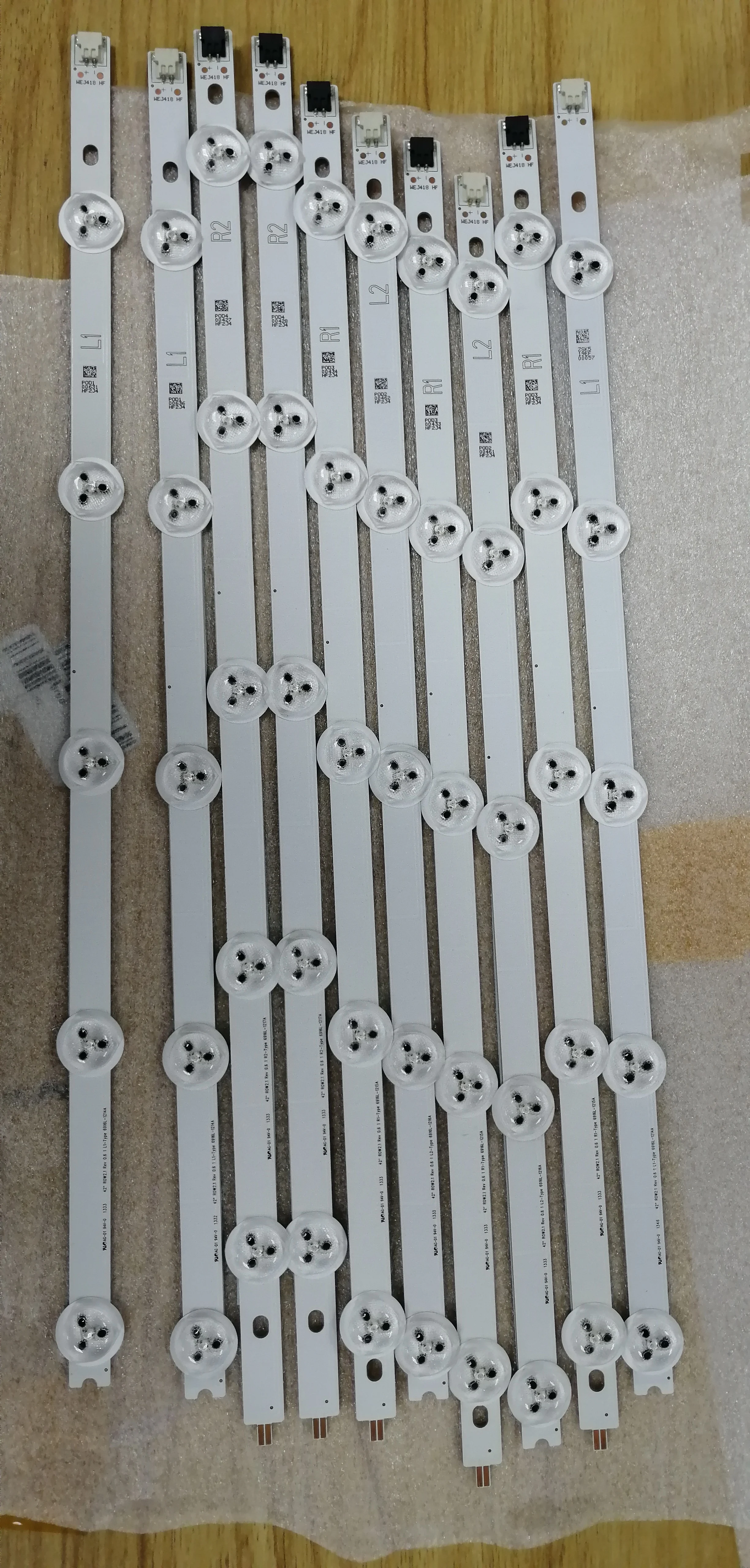 

10pcs new original LED strip Circuits 6916L-1338A 6916L-1339A 6916L-1340A 6916L-1341A FOR 42 GLB