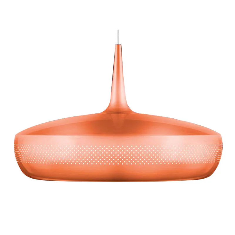 43cmx28cm Orange Современные подвесные потолочные светильники Алюминиевые висячие лампы для дома деко ожидающее освещение столовая гостиная спальня Лофт подвесной светильник - Цвет корпуса: 43cmx28cm Orange