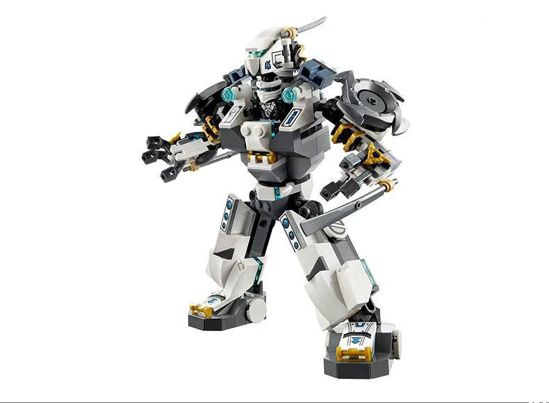 754 шт. Bela Nuevos 10399 Phantom Ninja Titan Mech Batalla Modelo комплект конструкционных блоков совместим
