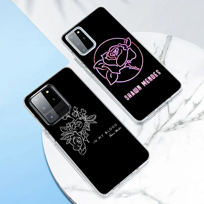 Мягкий чехол для телефона Singer Shawn Mendes силиконовый Samsung Galaxy Note 20 Ultra 10 9 S20 FE S10 Lite S10E S9