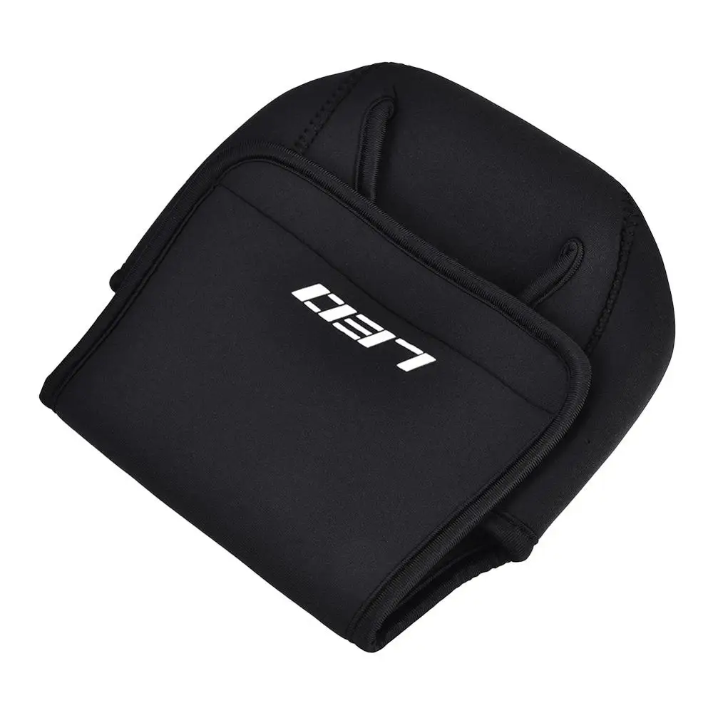 LEO 2 Size Fishing Reel Bag Waterproof Spinning Protective Cover Pouch with Adjustable Fastener Tape | Спорт и развлечения
