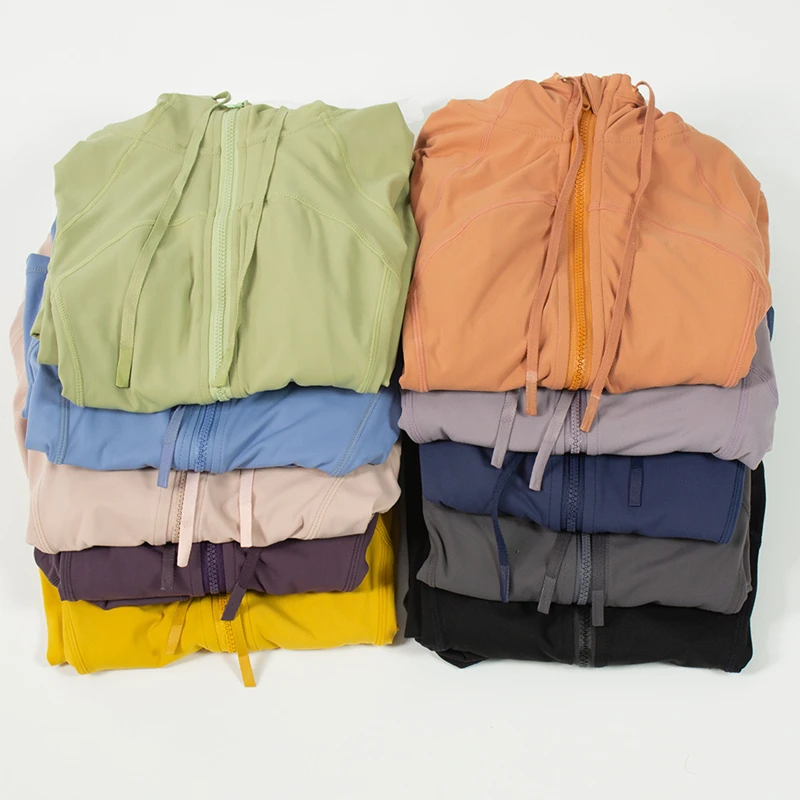 Fitness Running Street Autumn  Winter Women Yoga Jackets Hoodies Long Sleeve Sports Night Run Yoga Cardigan Hoodies Tops