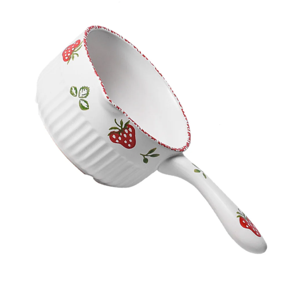 

1pc 1.2L Ceramic Soup Sauce Pan Home Cooking Pot Heat-resistant Baby Food Pot