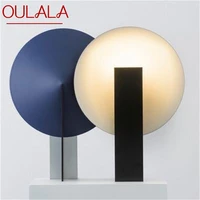oulala contemporary simple table lamp led colorful desk lighting for home bedroom decoration living room