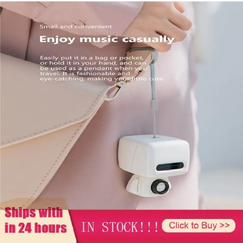 TH Мини Робот Беспроводной Bluetooth Динамик 5.0 с МИК Возможность Подключения Портативные Аудио и Видео Динамики.