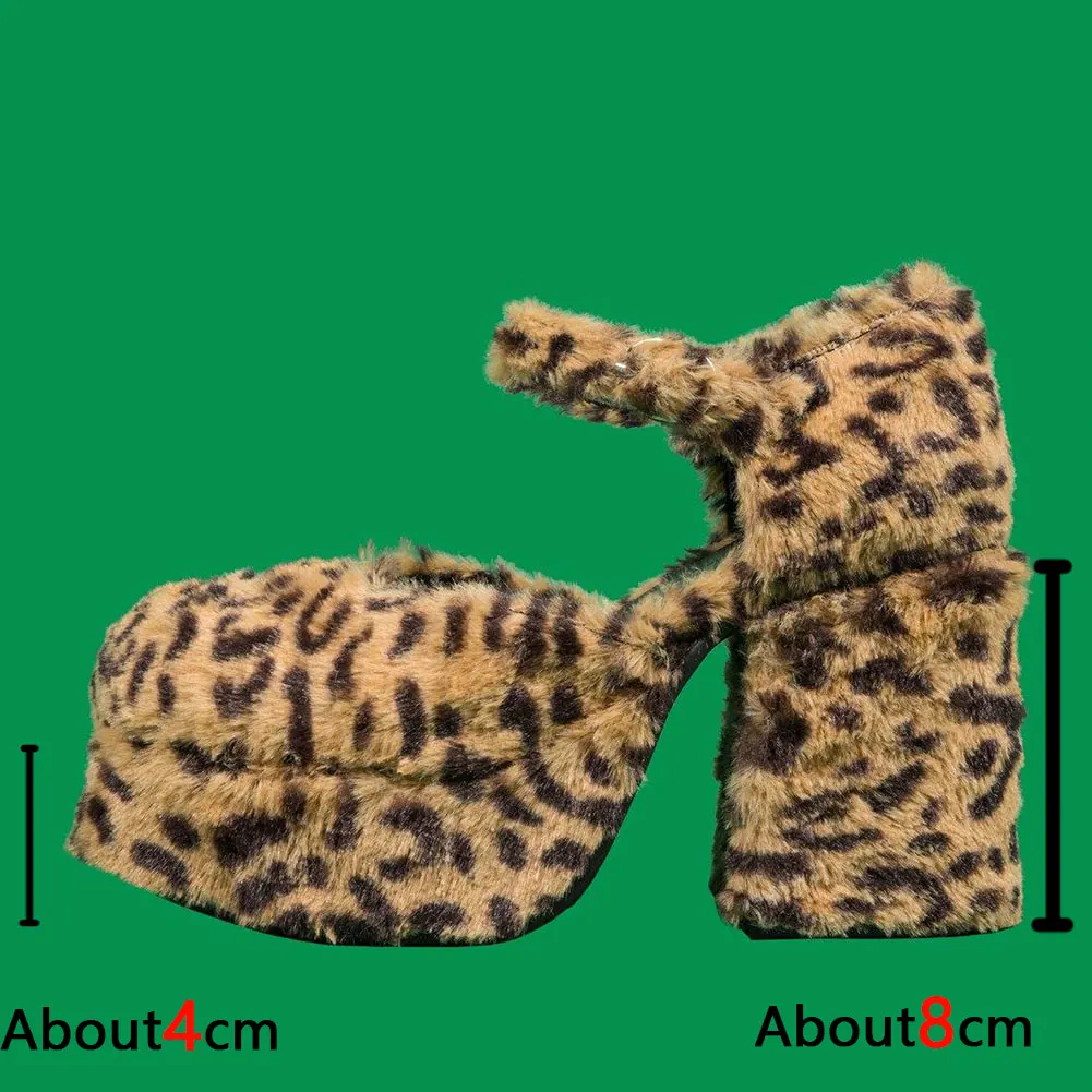 ins hot sale fashion new brand design block high heels platform plus size 35 39 sexy party leopard summer sandals women shoes free global shipping