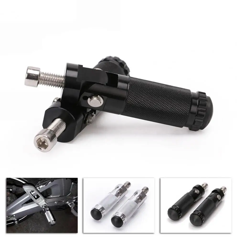 

Универсальные мотоциклетные подставки из алюминиевого сплава, 8 мм болты, с круглой педалью, складные подставки для ног, аксессуары для мото...