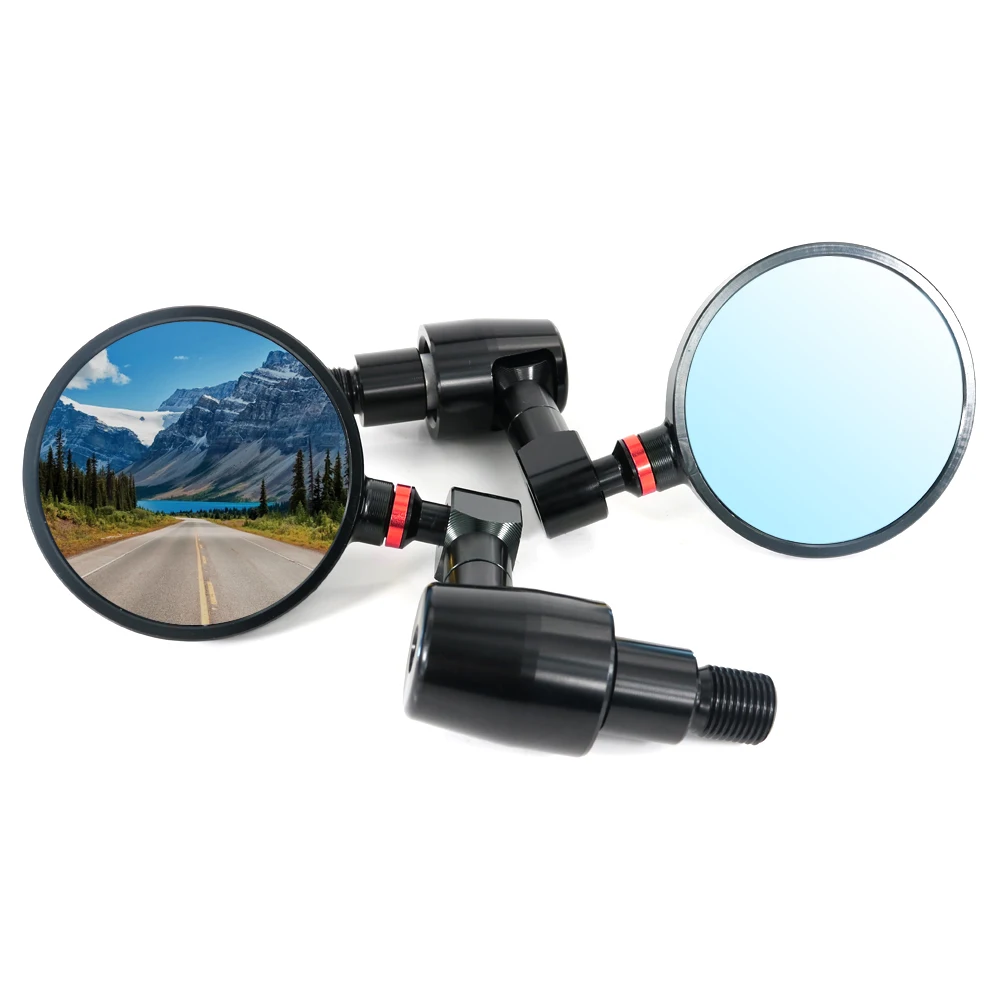 Ручка Бар Конец Зеркала заднего вида ЧПУ Алюминиевый подходит для Yamaha MT 07 09 MT10